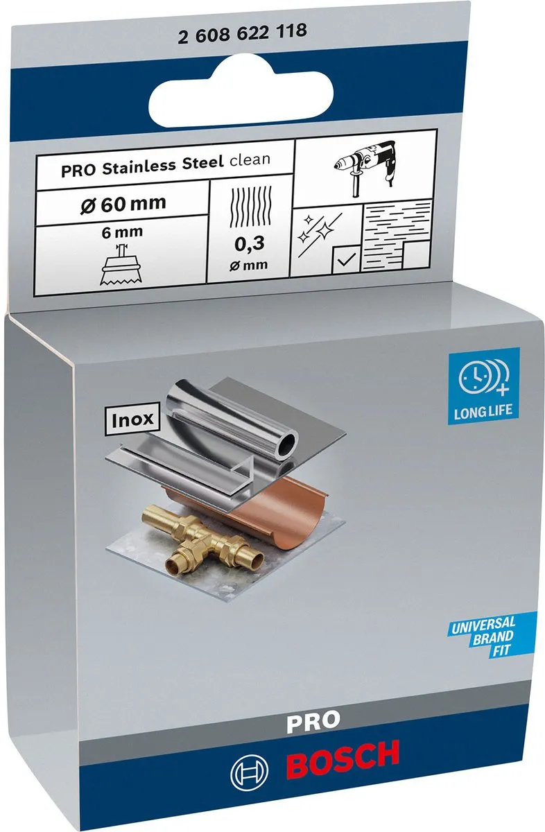 Bosch Professional Komstlborstel 6mm - 1 Stuk