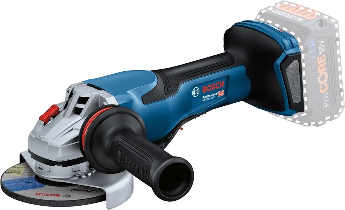 Bosch Professional GWS 18V-15 Haakse Slijper
