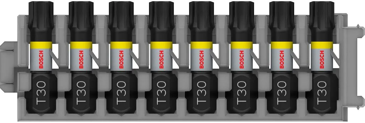 Bosch Professional Impact Insert Bit 25mm T30 - 8 Stuks