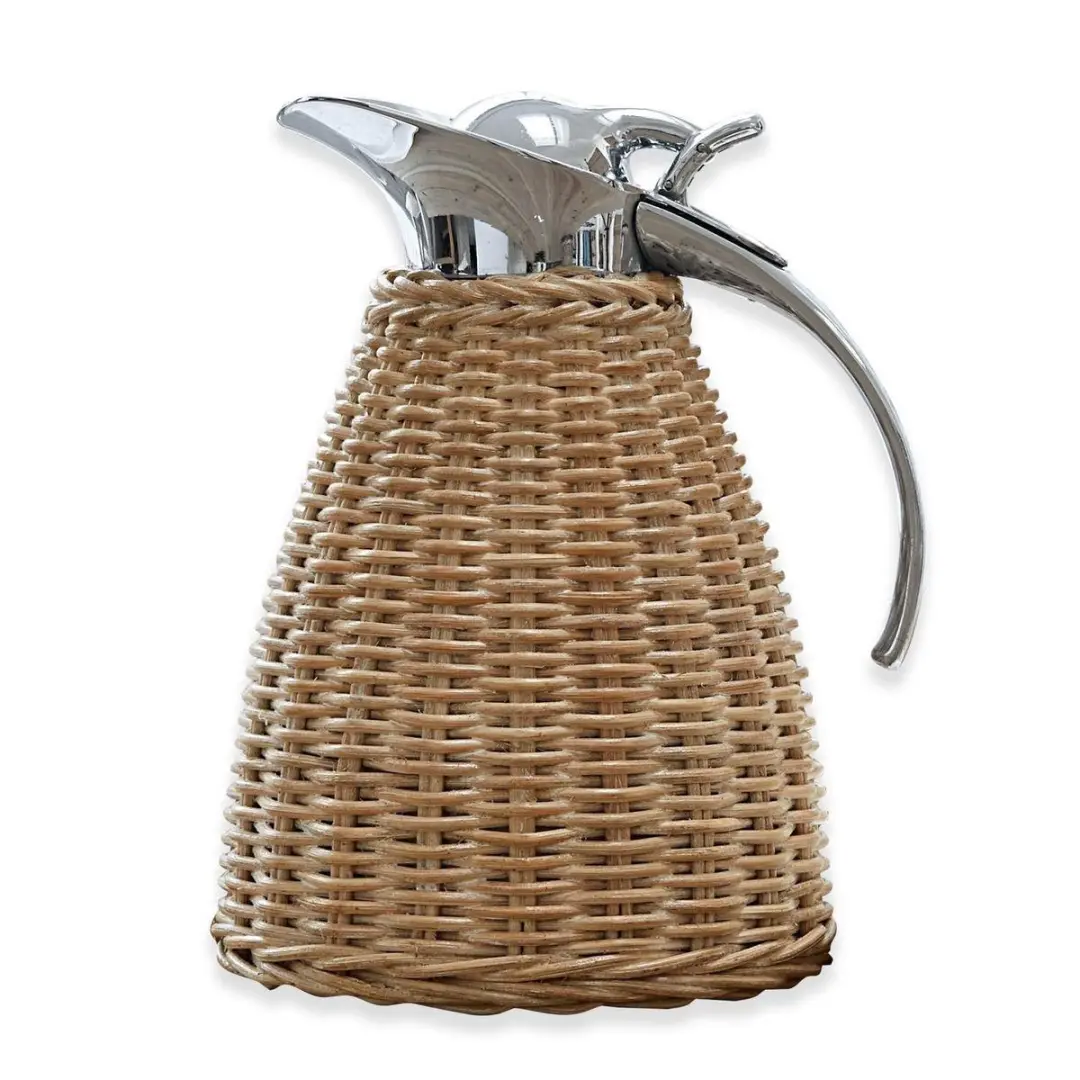 Loberon Senta Thermoskan - 14.5cm - Bruin/Zilver - afbeelding 3 van 5