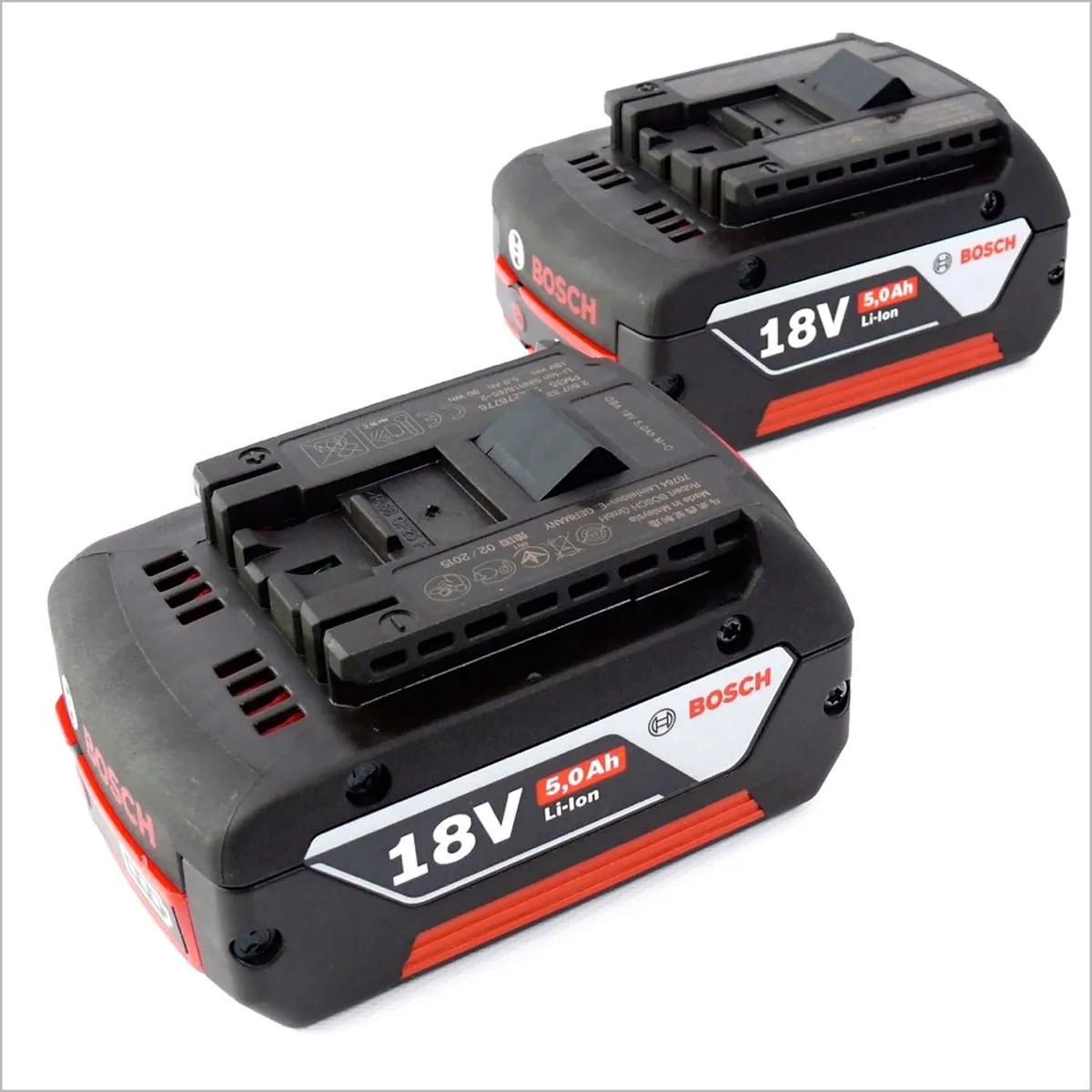 Bosch Professional 18V Accuset 2x GBA 18V 5.0Ah - 2 Stuks