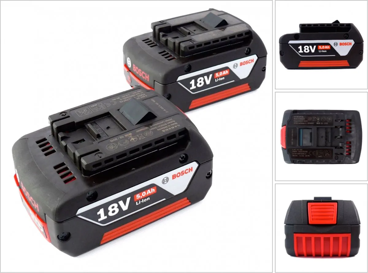 Bosch Professional 18V Accuset 2x GBA 18V 5.0Ah