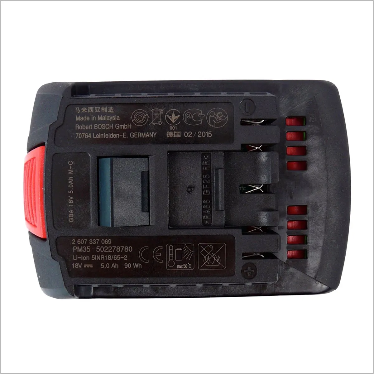 Bosch Professional 18V Accuset 2x GBA 18V 5.0Ah - 2 Stuks
