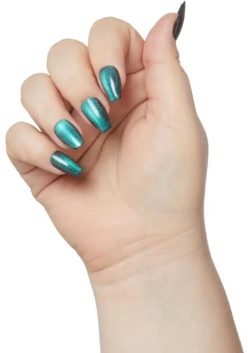 Kiss Gel Fantasy Magnetic Chameleon Kunstnagels - Blauw/Groen - afbeelding 3 van 5