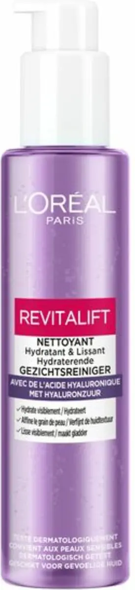 L'Oréal Paris Revitalift Filler Reinigingsgel Hyaluronzuur 6x150ml - afbeelding 6 van 6