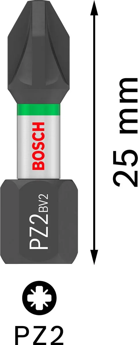 Bosch Professional 2607002804 Bitset 25-delig - 25mm