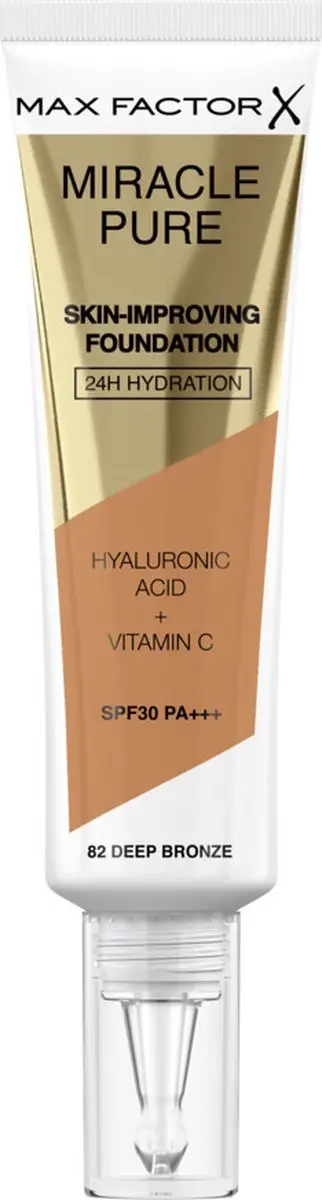 Max Factor Miracle Pure Foundation 82 Deep Bronze