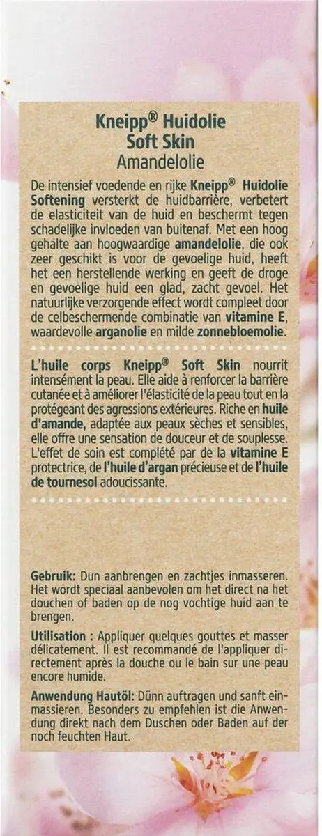 Kneipp Soft Skin Huidolie Amandelbloesem 100ml