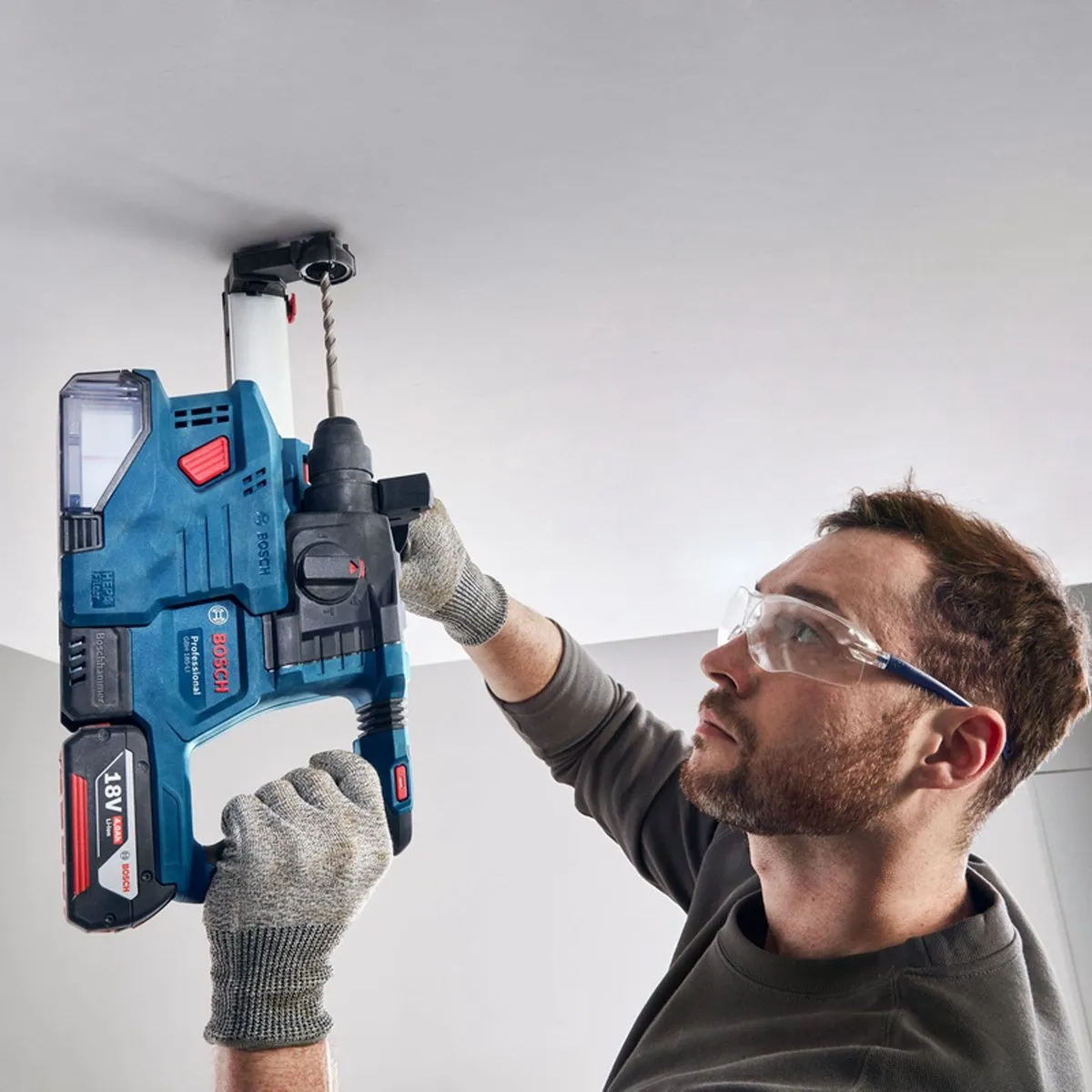 Bosch Professional GBH 18V-22 Accuboorhamer - 2x4.0Ah - L-BOXX