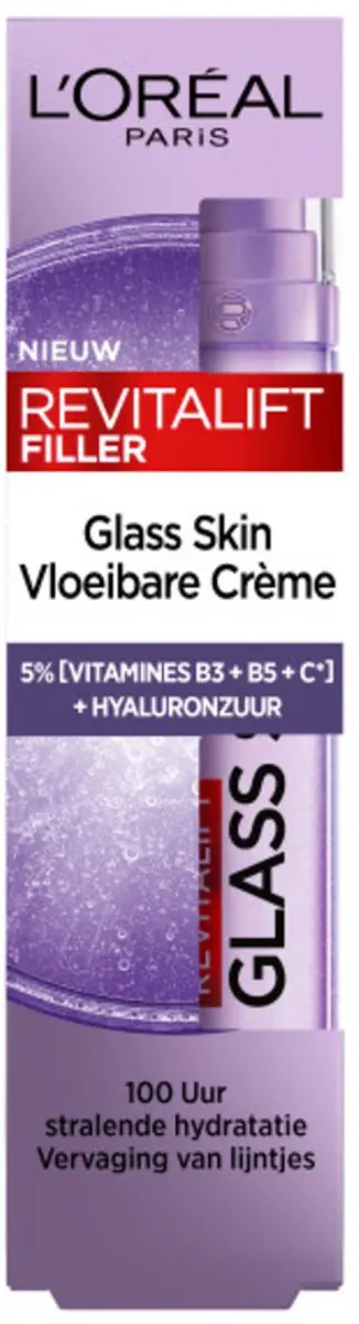 L'Oréal Paris Revitalift Filler Glass Vloeibare Crème 3x50ml