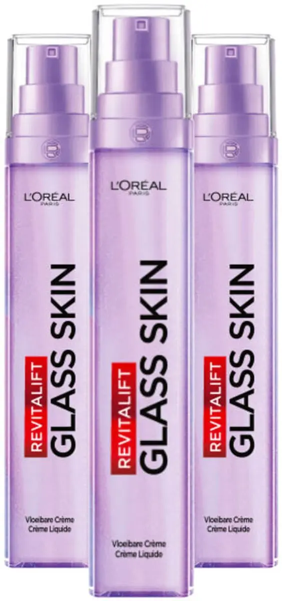L'Oréal Paris Revitalift Filler Glass Vloeibare Crème 3x50ml