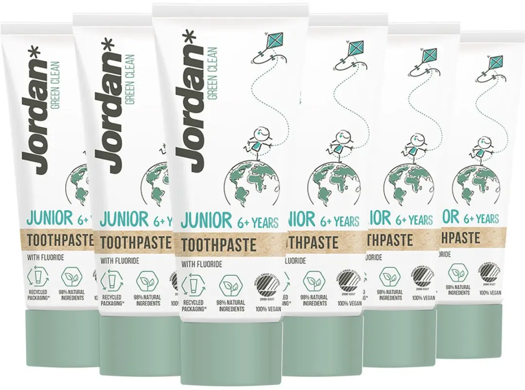 Jordan Green Clean Tandpasta Junior 6+ - 6x50ml - afbeelding 2 van 2