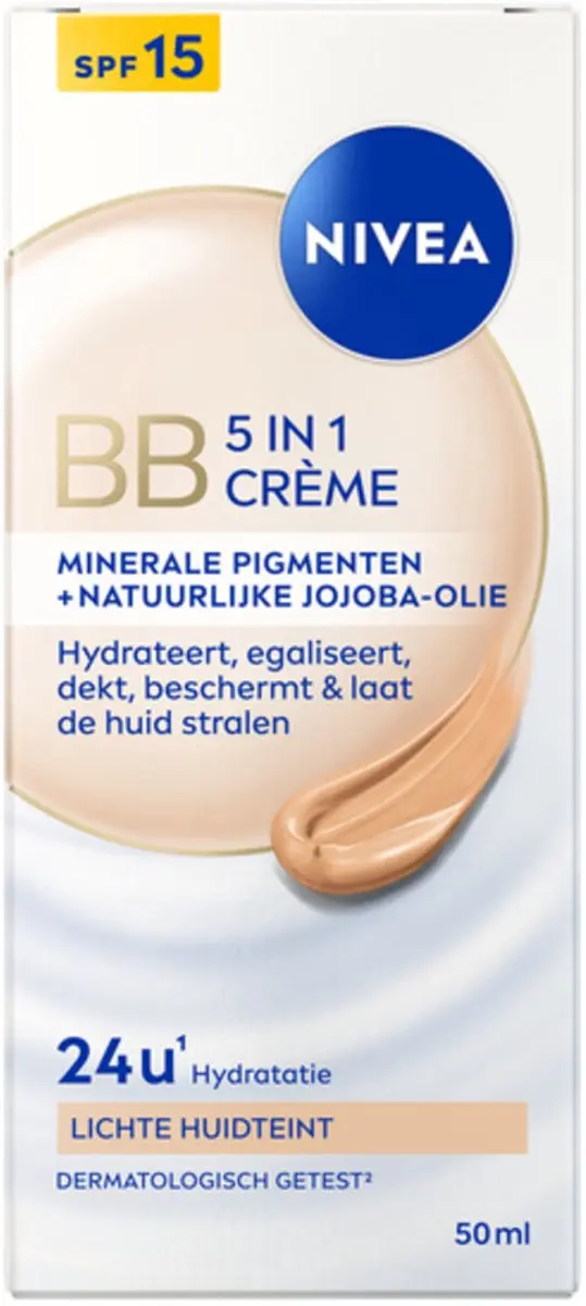 NIVEA BB Crème SPF15 Light 50ml - 6 Stuks - afbeelding 2 van 6