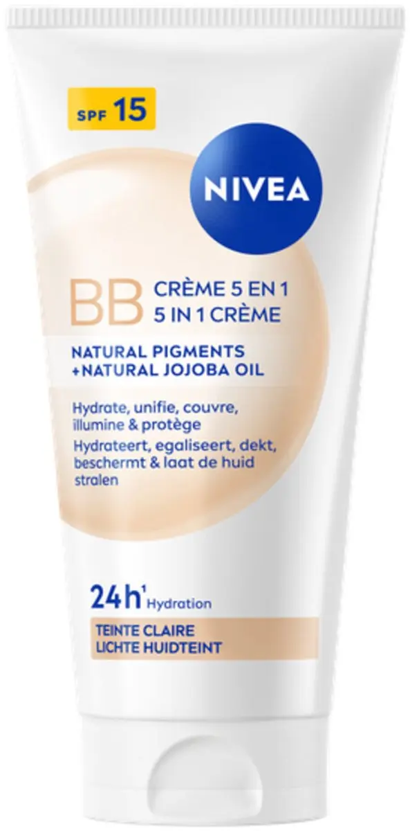 NIVEA BB Crème SPF15 Light 50ml - 6 Stuks - afbeelding 6 van 6