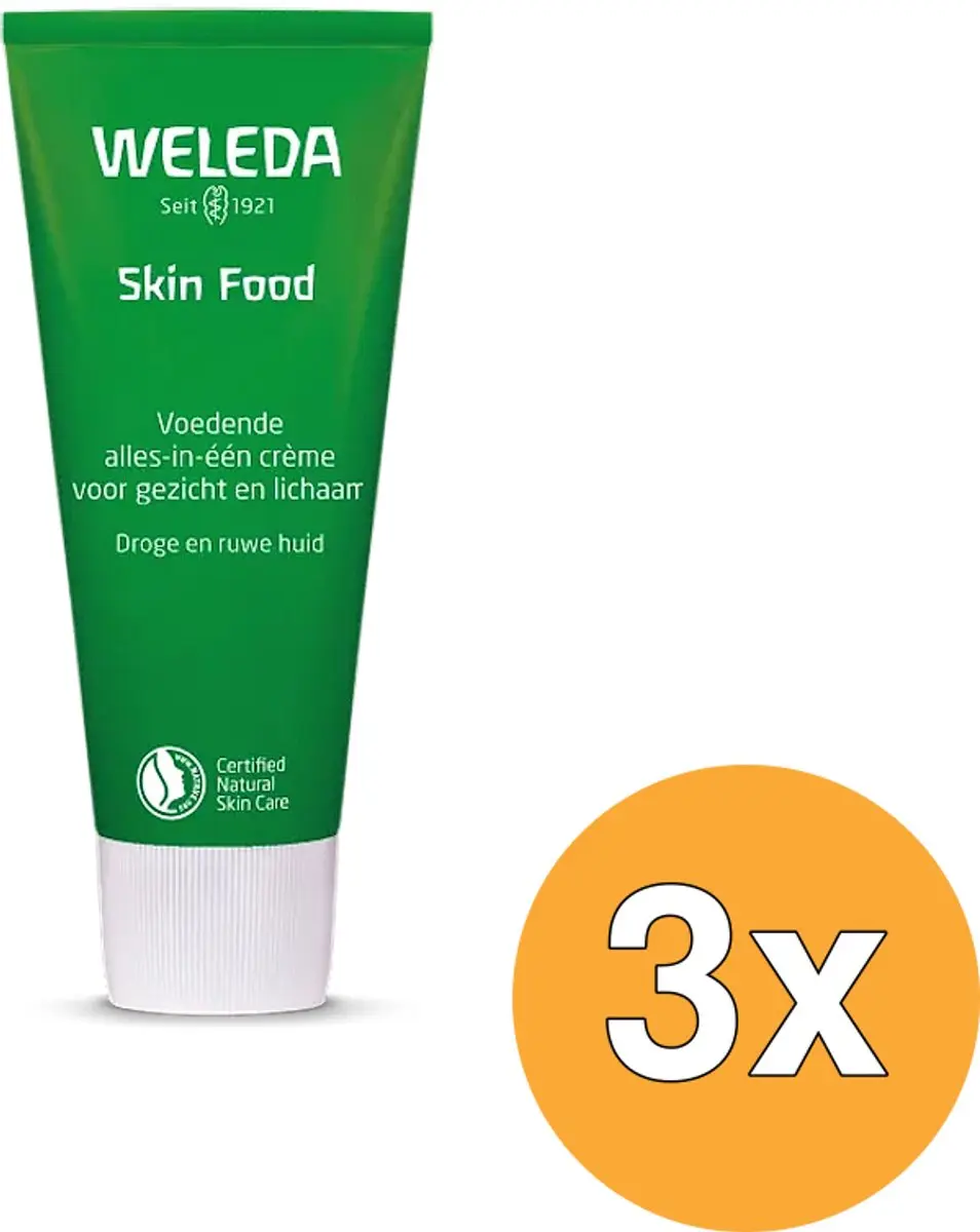 3x WELEDA Skin food (75 ml)