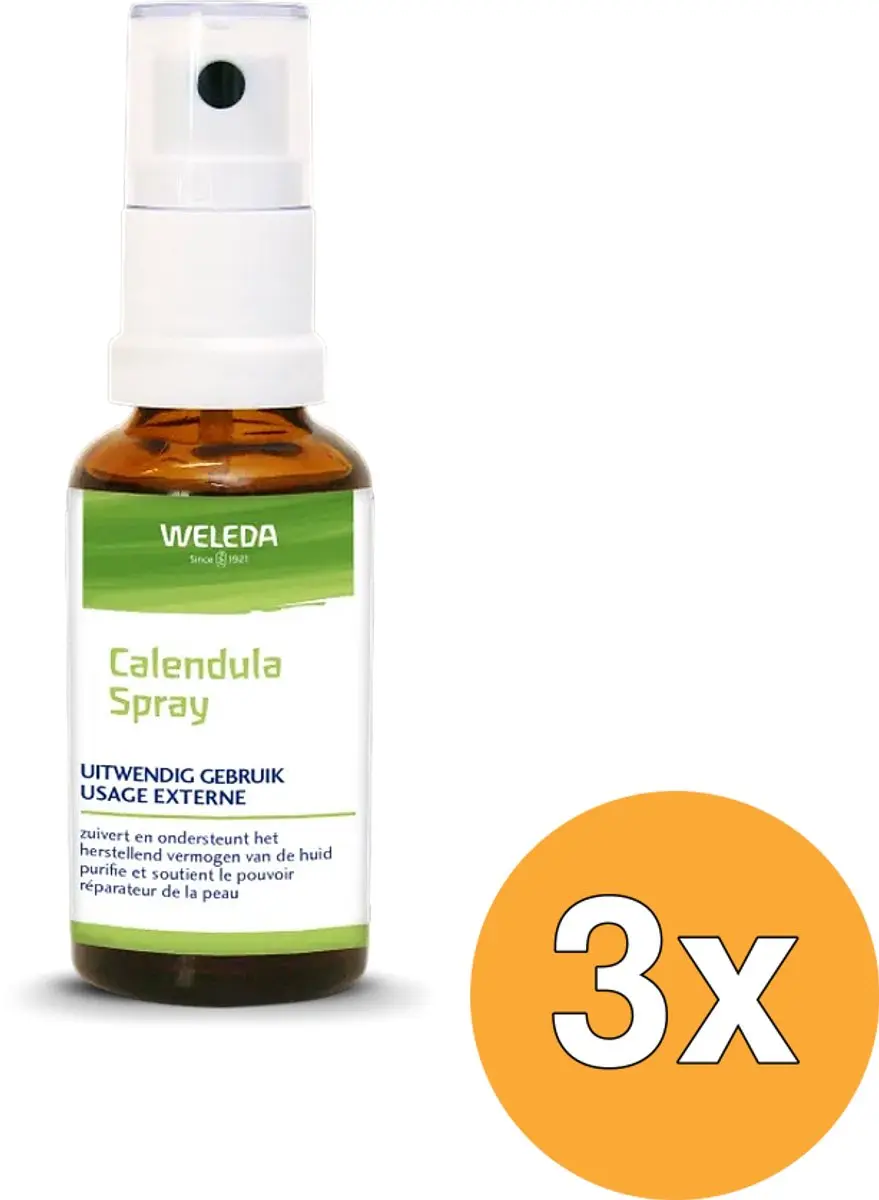3x WELEDA Calendula spray (30 ml)