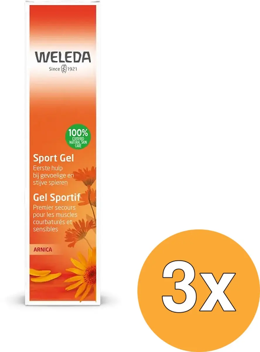3x WELEDA Arnica sport gel (25 gr)