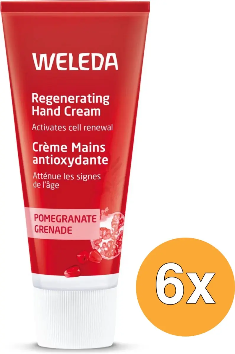 6x WELEDA Granaatappel Regeneratie Handcreme (50 ml)