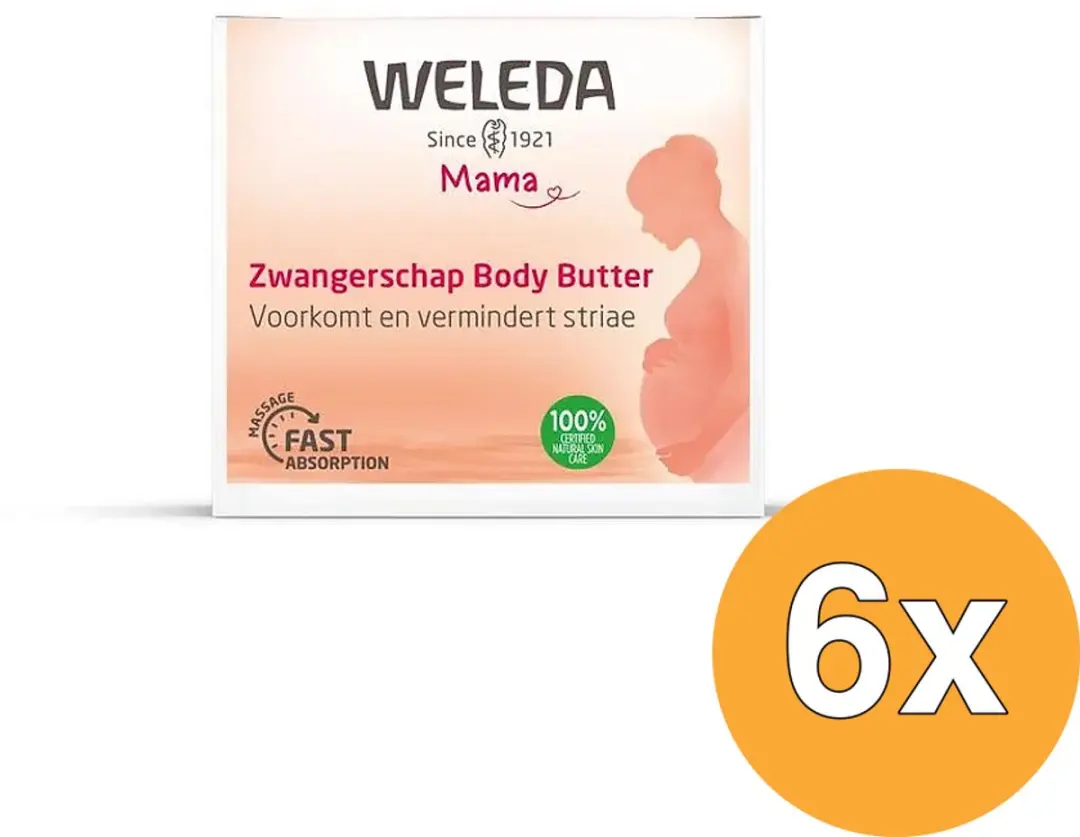 6x WELEDA Zwangerschaps Body Butter (150 ml)