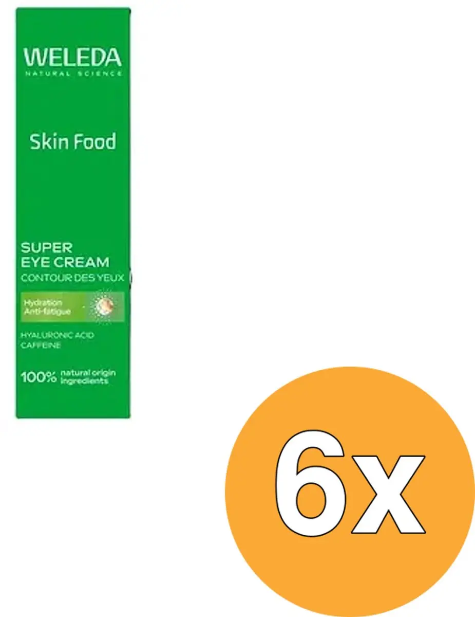 6x Weleda Skin Food Oogcontourcreme (12 ml)