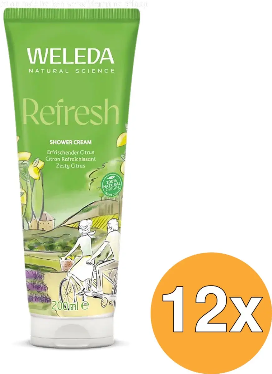 12x WELEDA Citrus refresh douchecreme (200 ml)