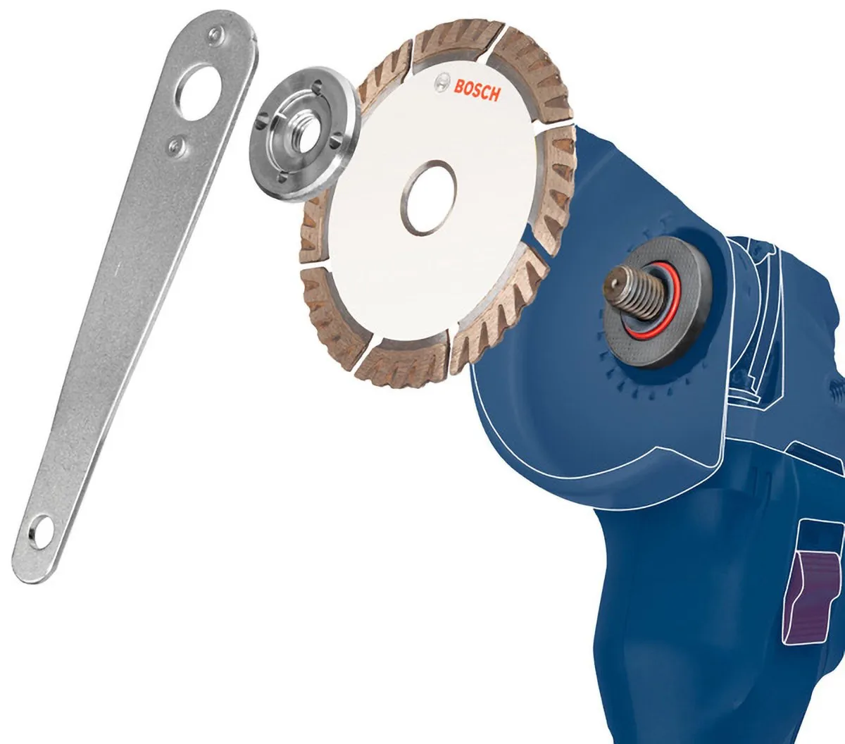 Bosch Professional Doorslijpschijf Standard for Metal 125x22,23x1mm VE=100 in emmer - 2608626116