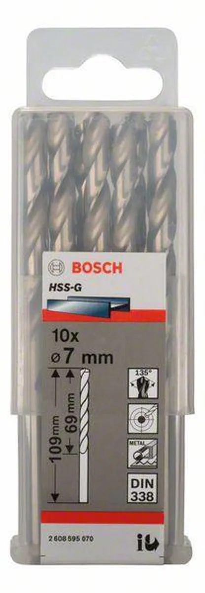 Bosch Professional ST. LINE 7.0mm HSS-G Boor - 10 Stuks