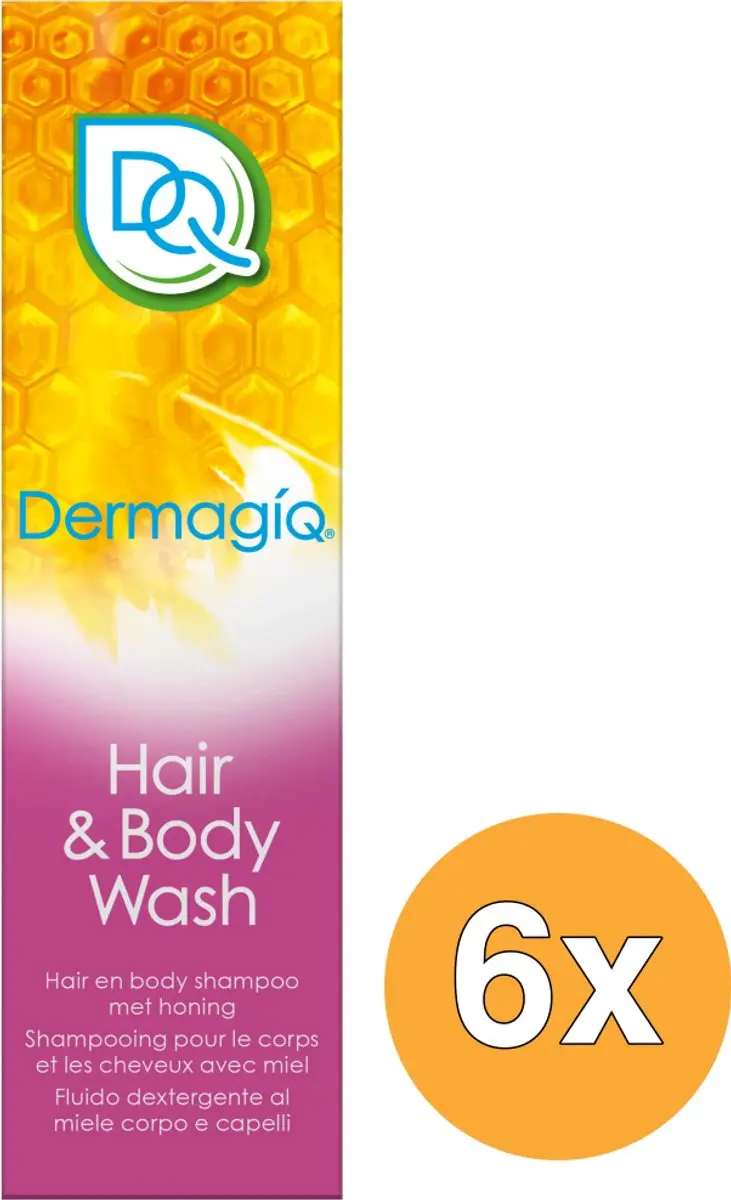 6x Dermagiq Hair & Bodywash (250 ml)