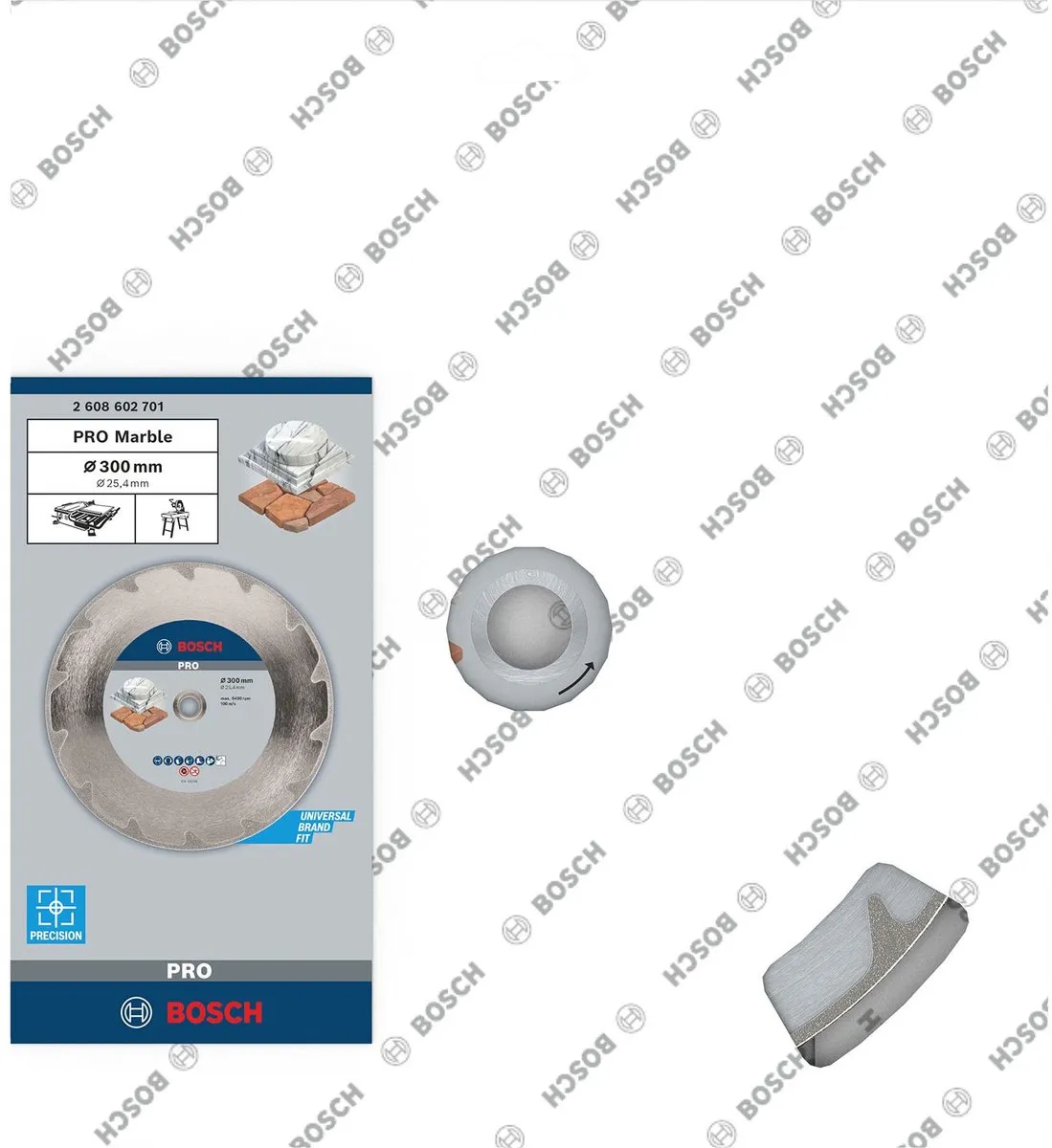 Bosch Professional Diamantschijf Best Marble 300mm/25,4mm - afbeelding 3 van 6
