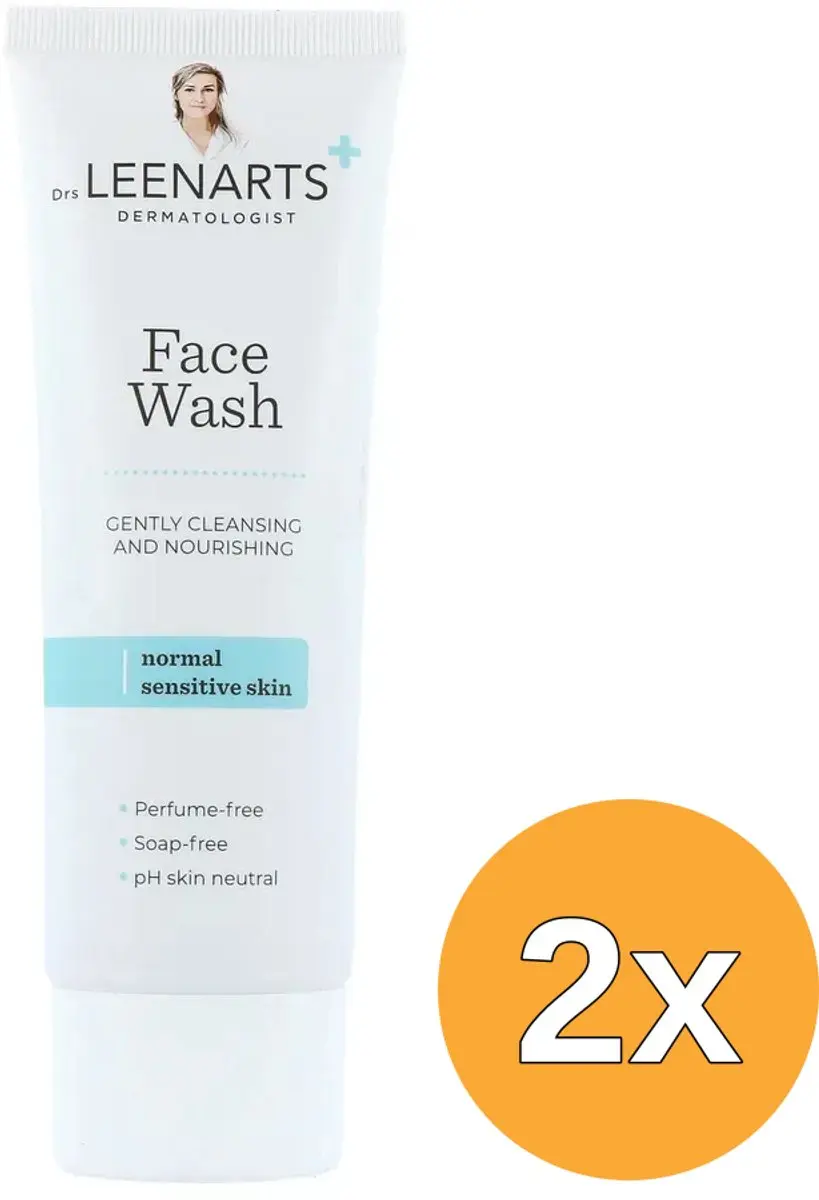 2x Drs Leenarts Facewash Normal Sensitive Skin (100 ml)