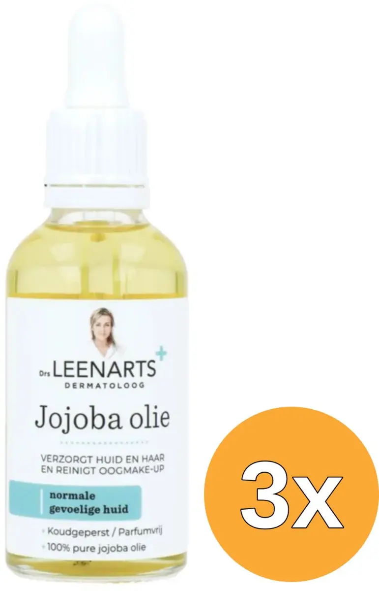 3x Drs Leenarts Jojoba Olie (50 ml)