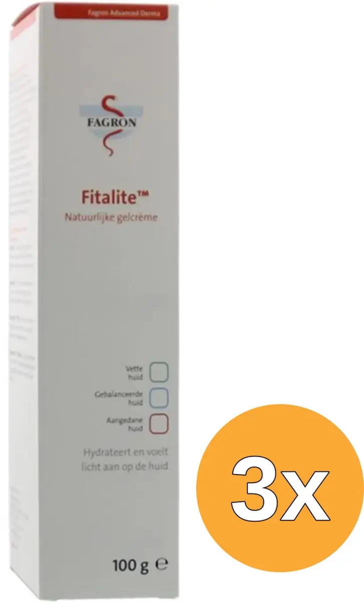 3x Fagron Fitalite gel creme (100 gr)