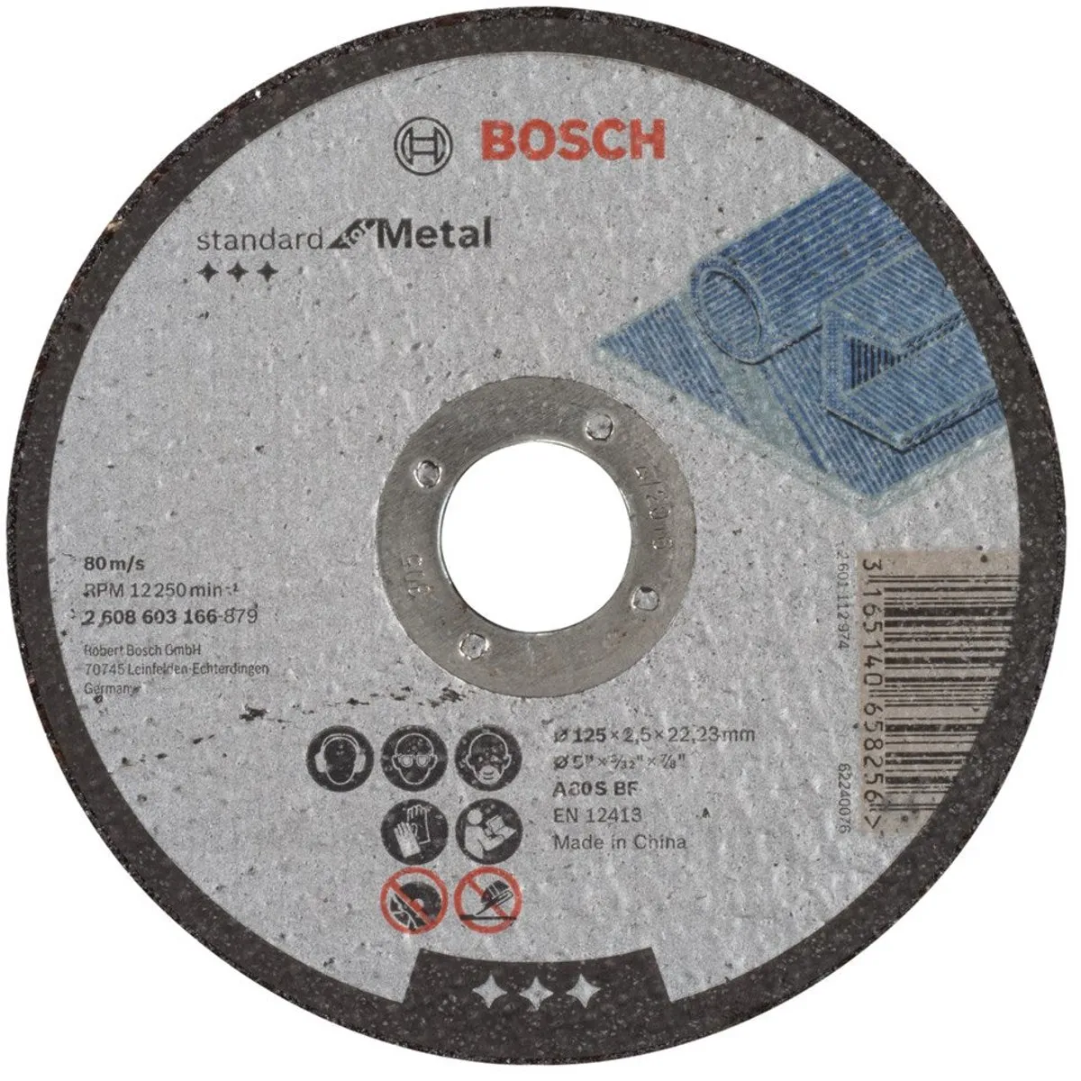 Bosch Professional Doorslijpschijf A 30 S BF 125mm Metaal - 2,5mm - afbeelding 6 van 6