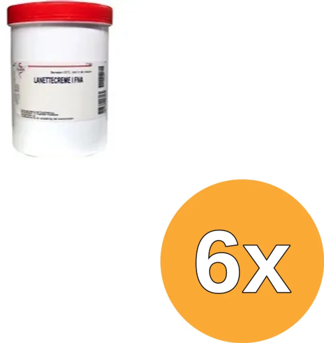 6x Fagron Lanettecreme 1 FNA (1000 gr)