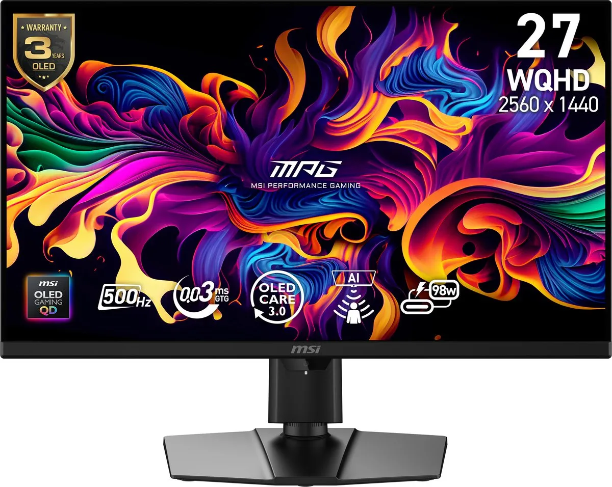 MSI MPG 271QRDE QD-OLED Monitor 26.5"