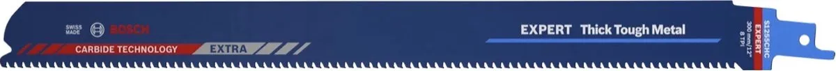 Bosch Professional EXPERT Thick Tough Metal S 1255 CHC Reciprozaagbladen 300mm - 10 Stuks