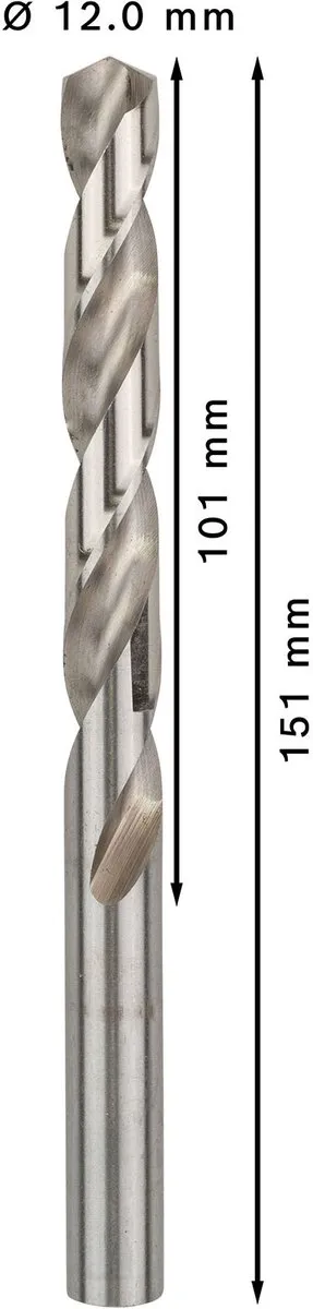 Bosch Professional ST. LINE 12.0mm HSS-G Boor - 5 Stuks