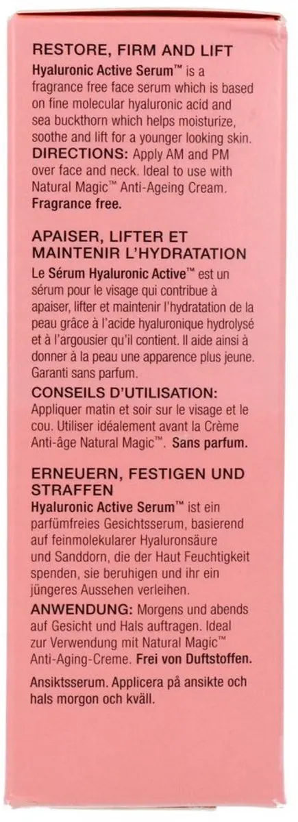 New Nordic Hyaluronic Active Serum 30ml