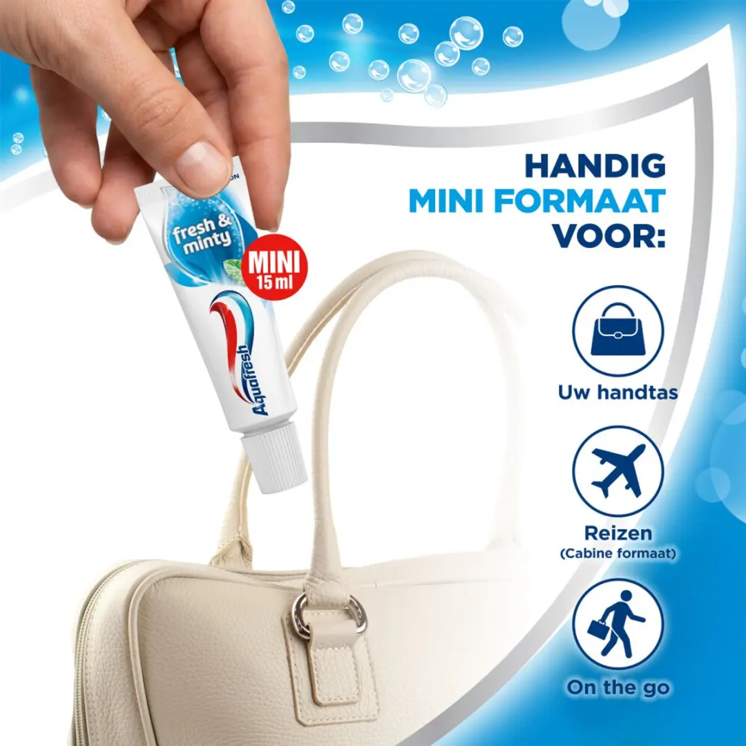 Aquafresh Fresh & Minty Tandpasta Mini 15ml