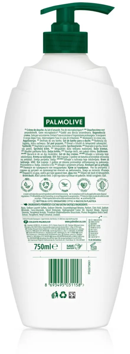 Palmolive Douchecrème Amandel 750ml