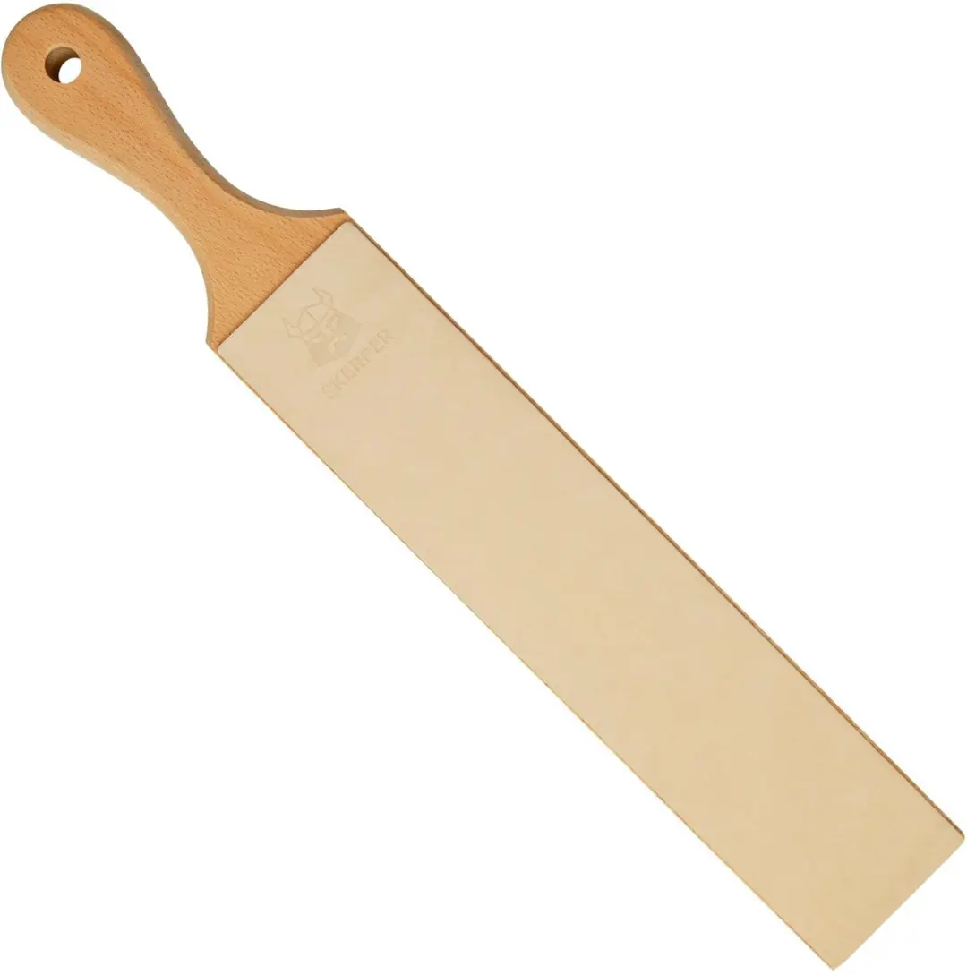 Skerper STP001 Stropping Paddle - Dubbelzijdig Glad Leer