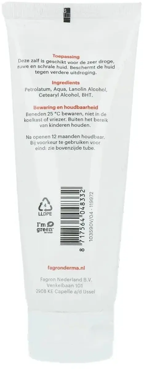 Fagron Vaseline & Wolvetalcohol met Water 100ml