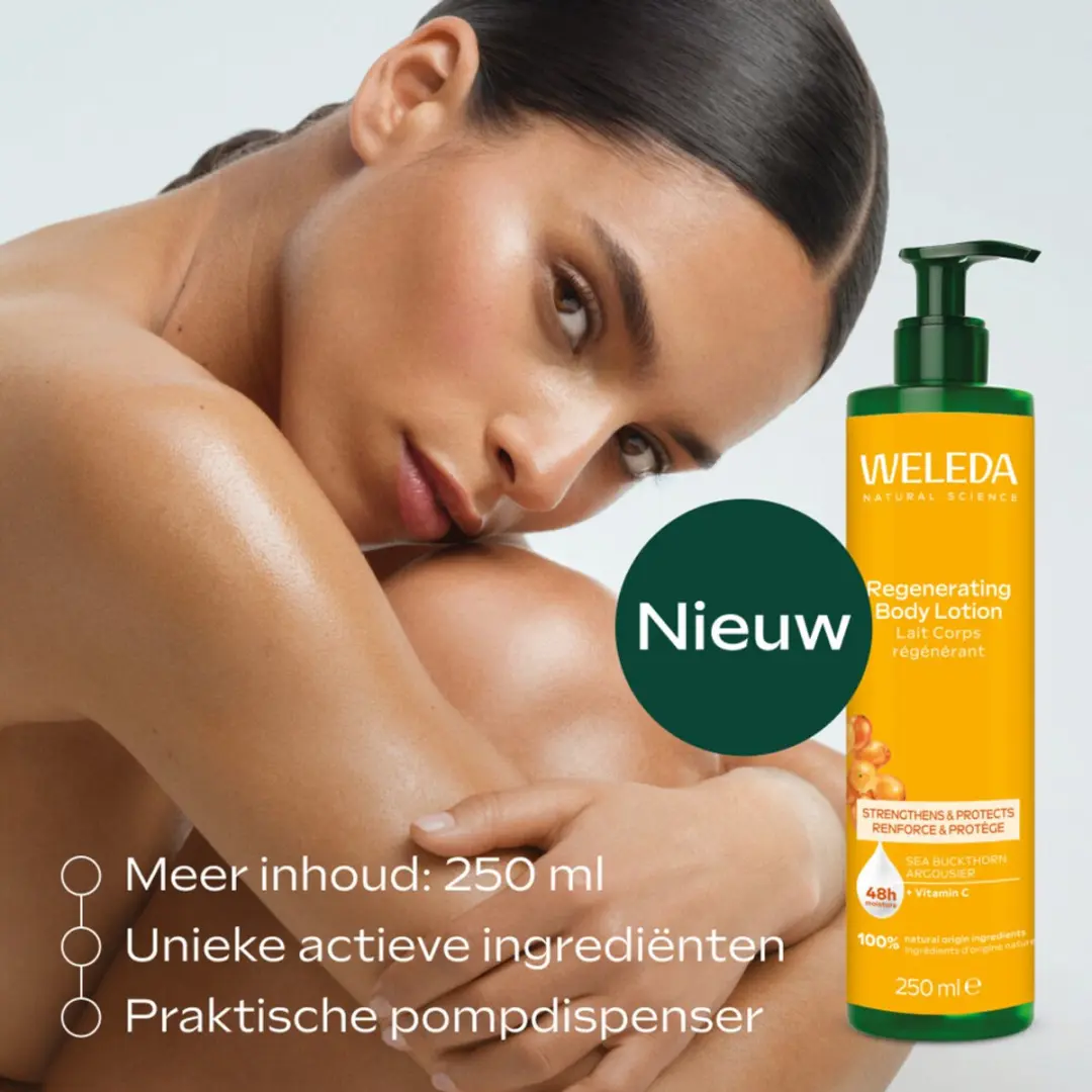 Weleda Duindoorn Bodylotion 750ml - 3 Stuks