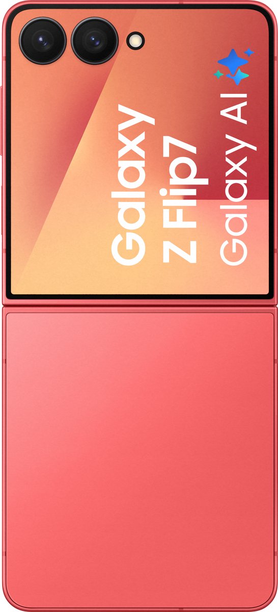 Samsung Galaxy Z Flip7 5G - 256GB - Coral Red + 1 Jaar extra garantie