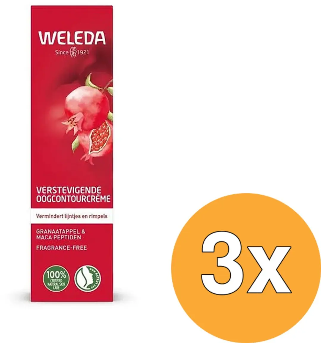 3x WELEDA Verstevigende oogcontourcreme (12 ml)