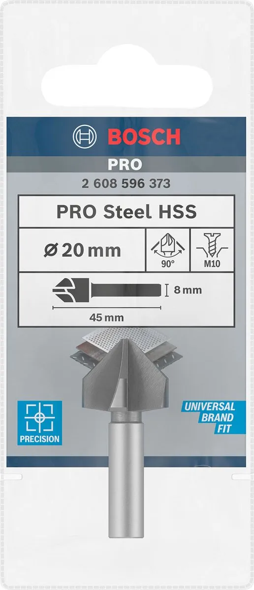 Bosch Professional Verzinkboor 20mm - Hout - MPN 2608596373