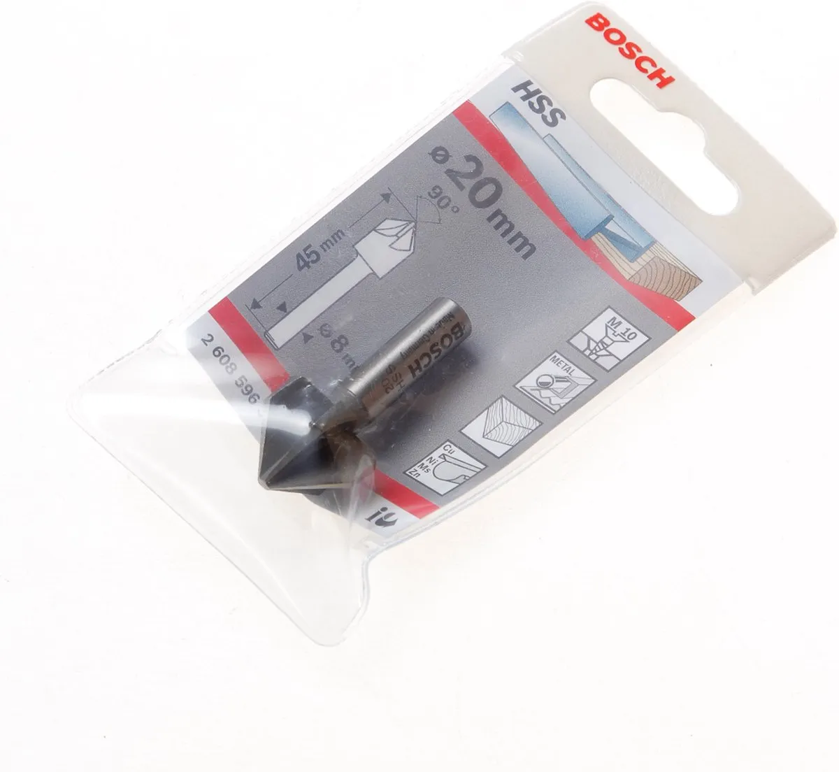 Bosch Professional Verzinkboor 20mm - Hout - MPN 2608596373 - afbeelding 6 van 6