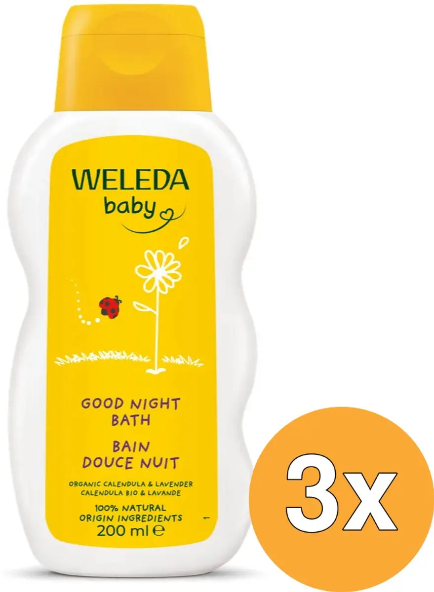3x WELEDA Calendula Relax Cremebad (200 ml)
