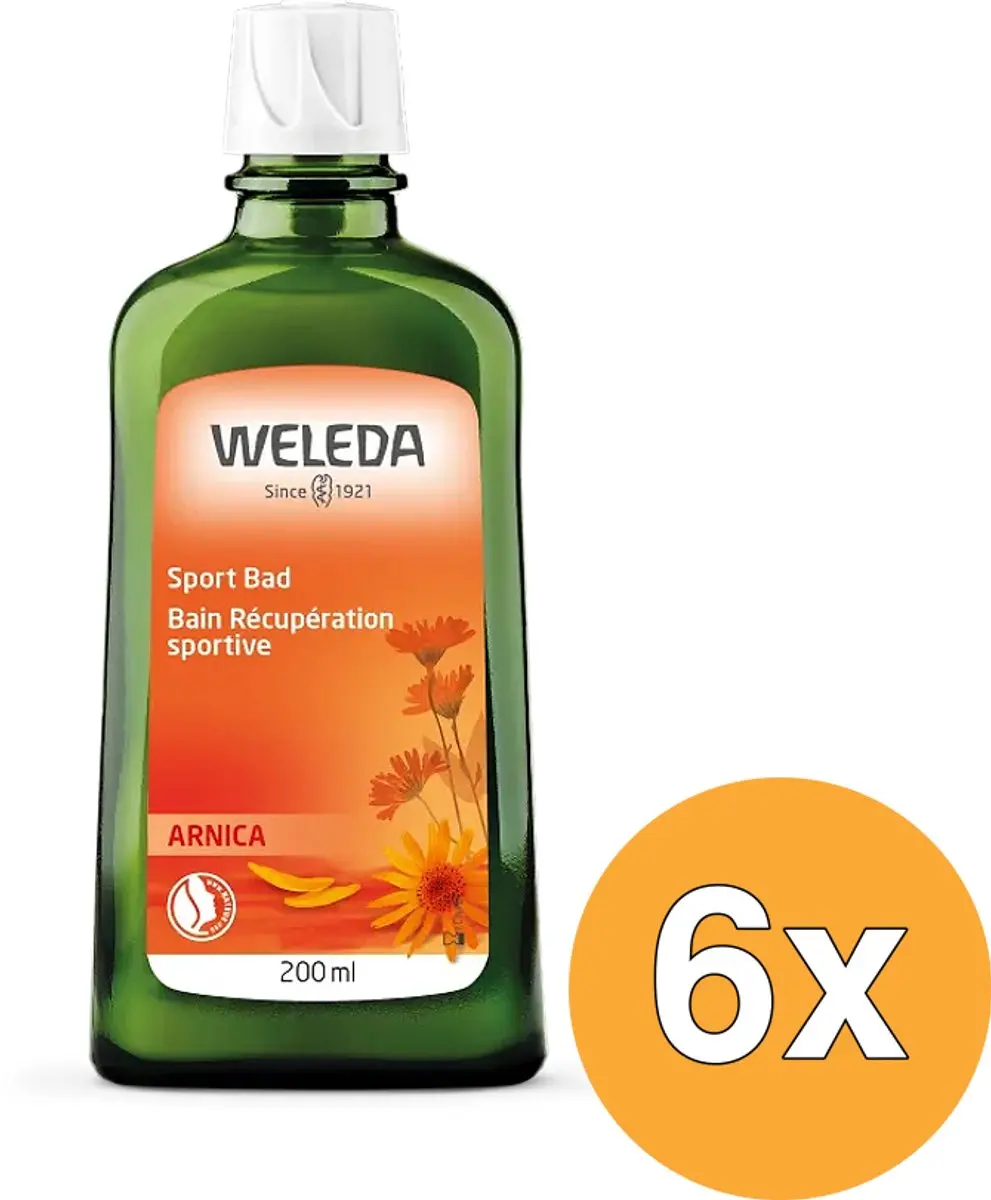 6x WELEDA Arnica sport bad (200 ml)