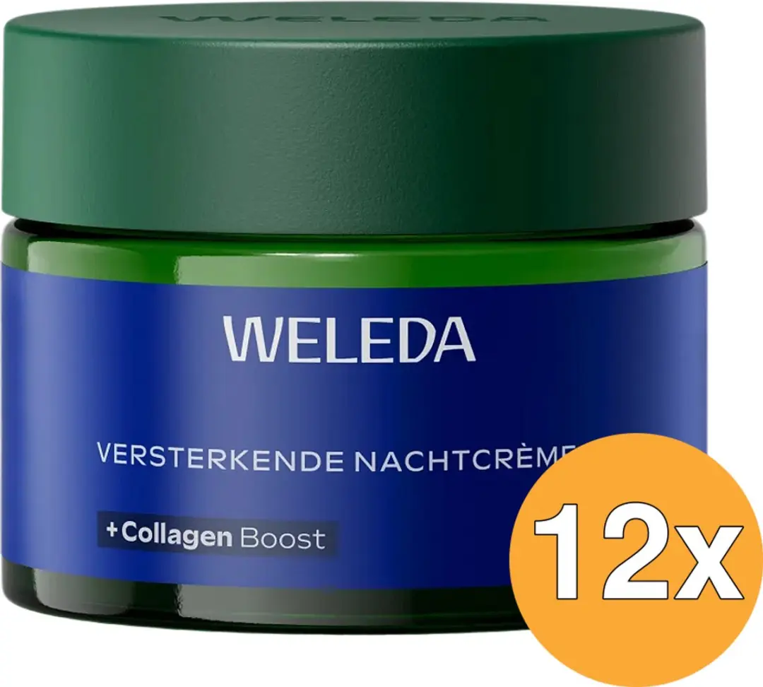 12x WELEDA Blauwe Gentiaan & Edelweiss versterkende nachtcreme (40 ml)